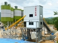 underground Aggregate batcher 180m3/h Ready Mix Concrete Batching Plant HZS180 for Building Materials Company 