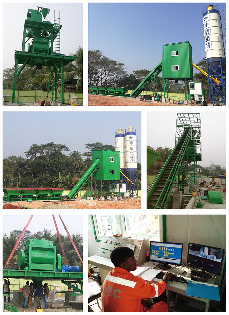 60m3/h Ready mix Concrete Mixing Plant