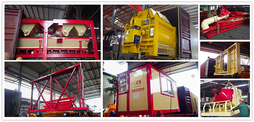 concrete batching plant packing