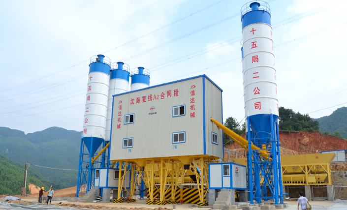 Mobile Concrete Batching Plant