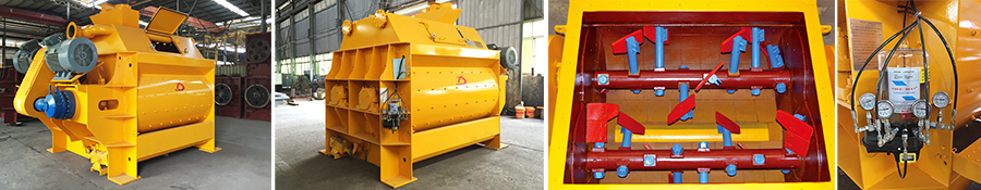 double-shaft concrete mixer