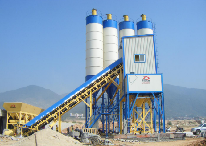 Winter Maintenance of Concrete Batching Plant