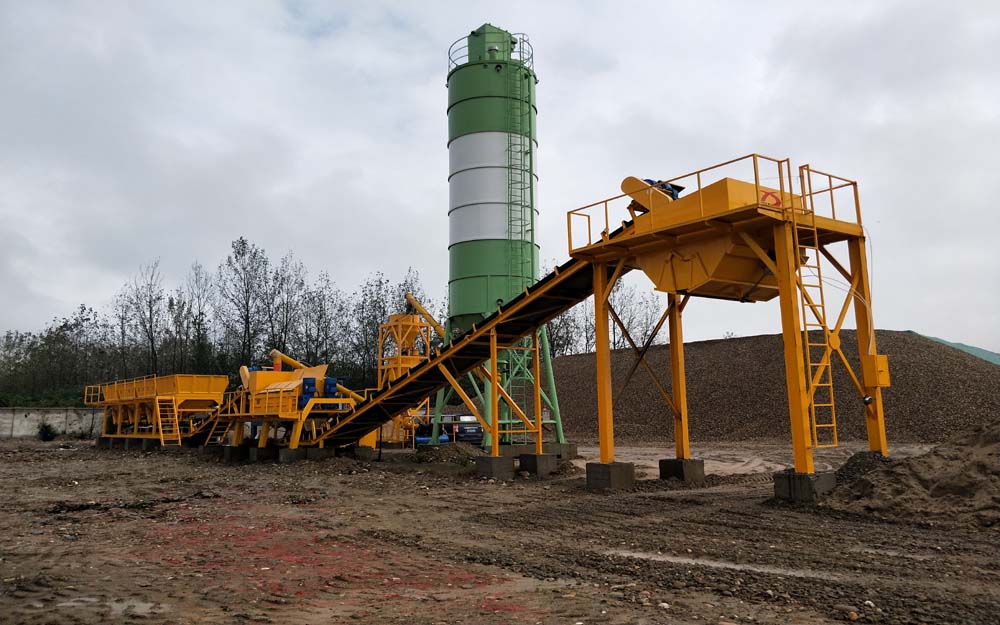 stationary continuous mixing plant