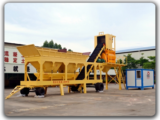 35m3/h Mobile Concrete Plant