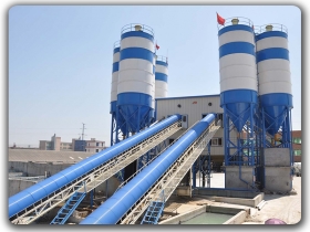 2x180m3/h Ready Mixed Concrete Mixing Plant