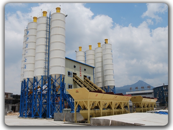 2x120m3/h Concrete Mixing Plant