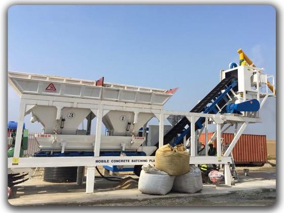 Mobile Concrete Batching Plant