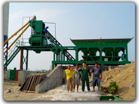 35m3/h Mobile Batching Plant