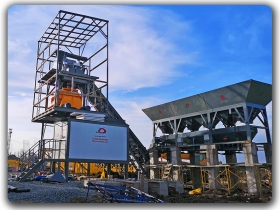 HZS60 Concrete batch Plant