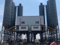 Road construction machine cement concrete batching plant with PLC beton plant concrete production line specification 