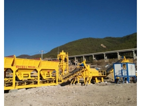 stationary continuous mixing plant