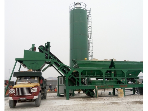 mobile soil mixing plant