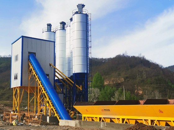 stationary Concrete Batching Plant 120m3/h