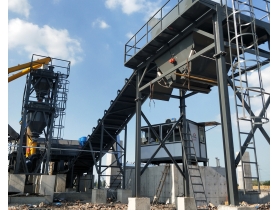 movable continuous mixing plant