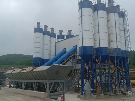 China Road construction machine cement concrete batching plant with PLC beton plant concrete production line specification Manufacturer,Supplier