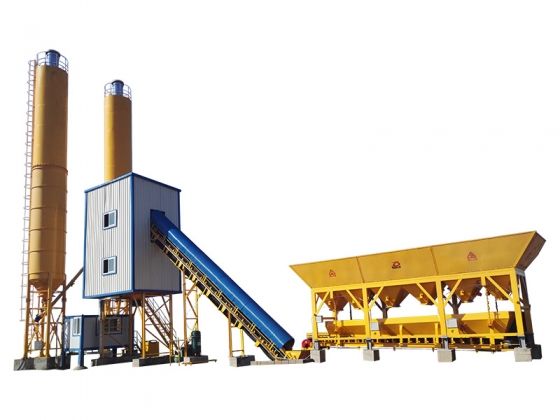 stationary type concrete plant