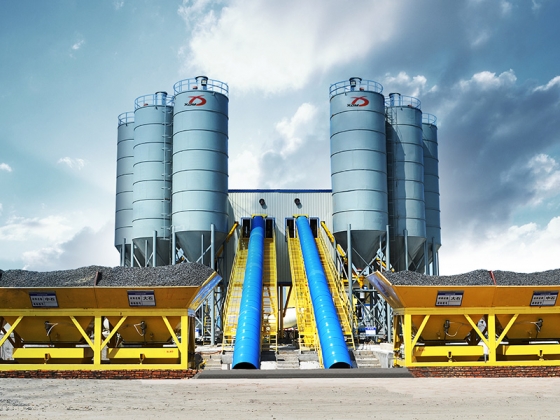 90-240m3/h Ready Mix Concrete Batching Plant