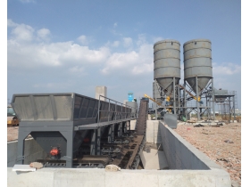 Continuous mixing plant