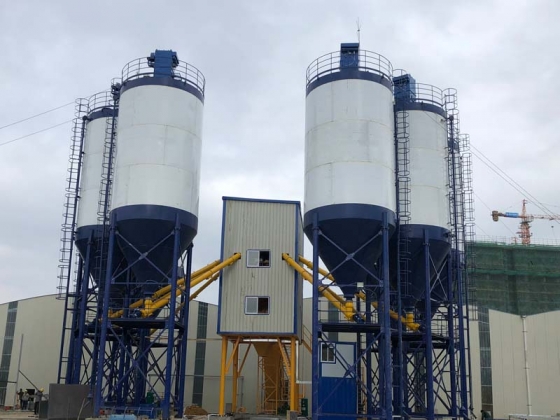 China Concrete cement batching plant HZS90 concrete mixing station specification for sales Manufacturer,Supplier