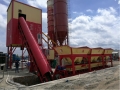 Fully automatic batching plant with PLC control system concrete mixing machine beton plant 