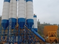 special requirements of XDM concrete batching plant with fully automatic by PLC.mixer is JS1500 with double shaft 