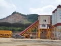 XDM concrete batching plant with fully automatic by PLC.mixer is JS1500 with double shaft 