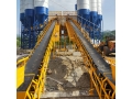 Construction machinery stationary HZS240 ready mix concrete batching plant price 