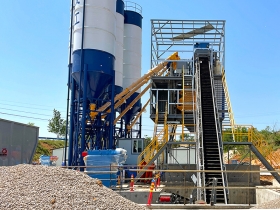 stationary Concrete mixing Plant 120m3/h