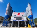 XDM HZS120 wet mix 120m3/h concrete batching plant price 