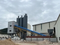 Automatic electric concrete plant wet type concrete production line layout 