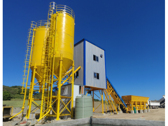 China 60m3/h Portable Concrete Mix Plant Double Shaft JS1000 Manufacturer,Supplier