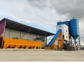 Ready Mix Concrete Batching Plant HZS120 JS2000 Concrete Mixer 