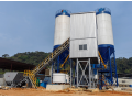 JS3000 Mixer Concrete Batching Plant HZS180 with Siemens PLC 