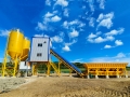 Low Pollution RMC Plant 60m3/h Small Concrete Batching Plant HZS60 Price 