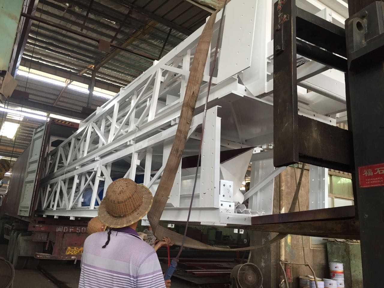 Loading of HZS150 Concrete Batching Plant
