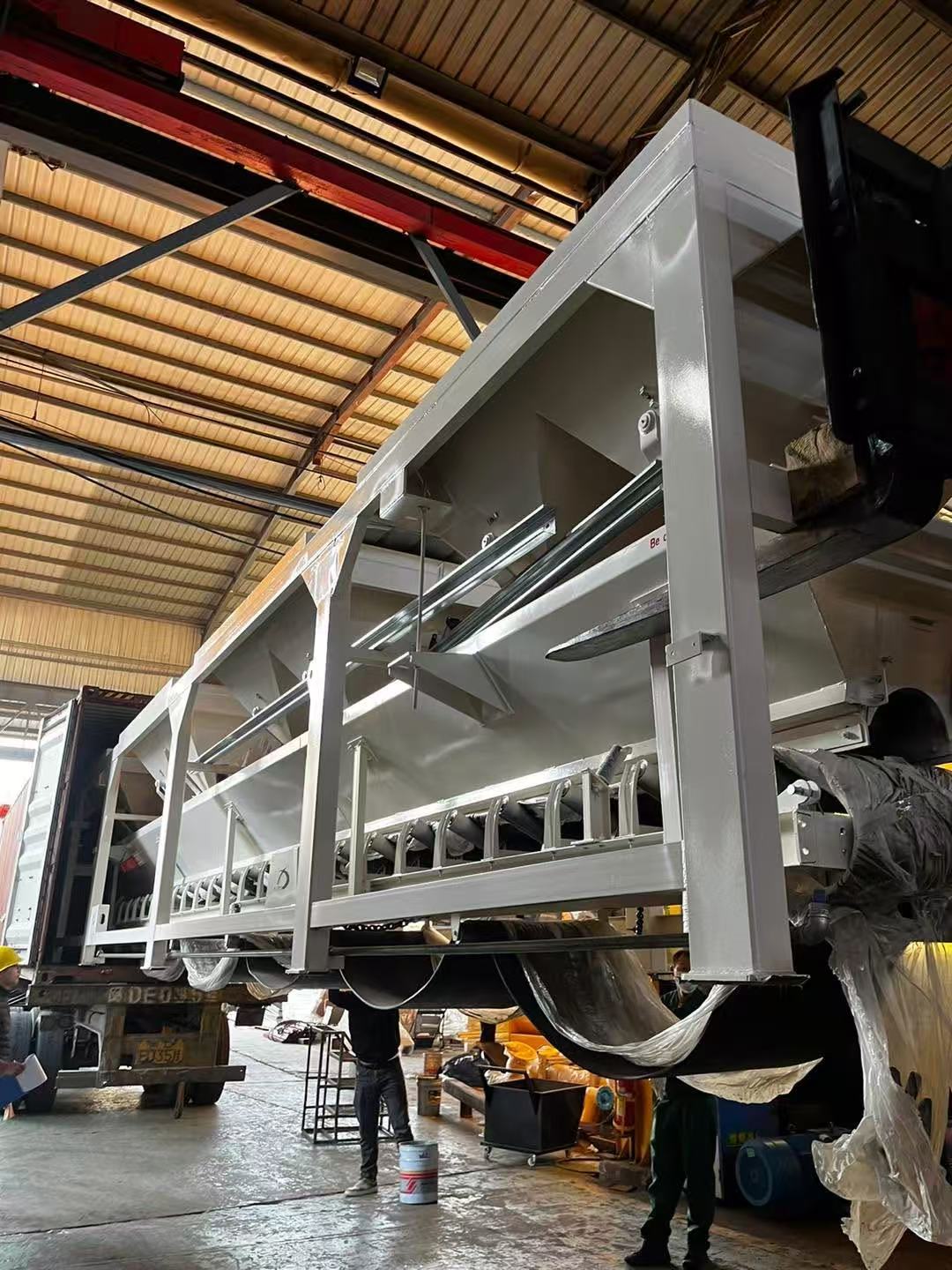 XDM 60m3/h ready mix batch plant export to Bangladesh